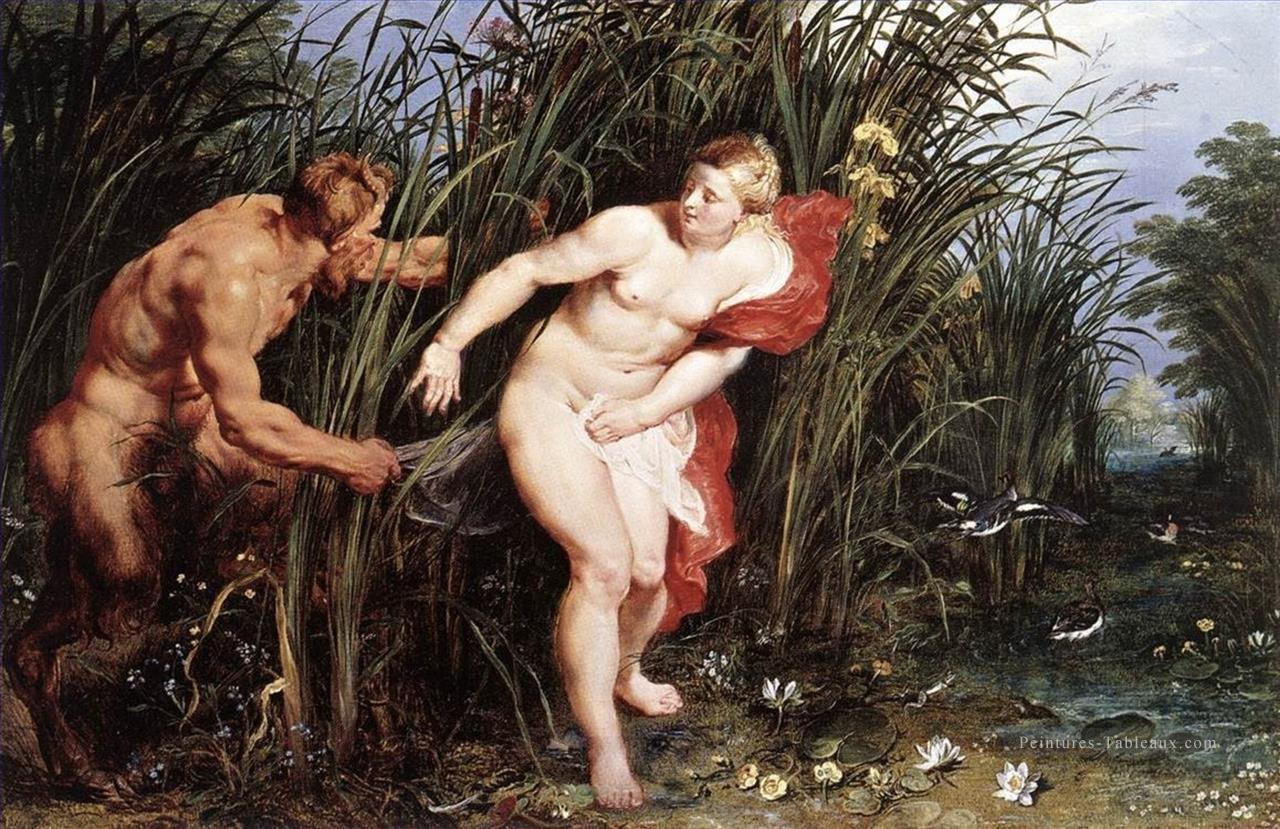 Pan et Syrinx Peter Paul Rubens Peintures à l'huile